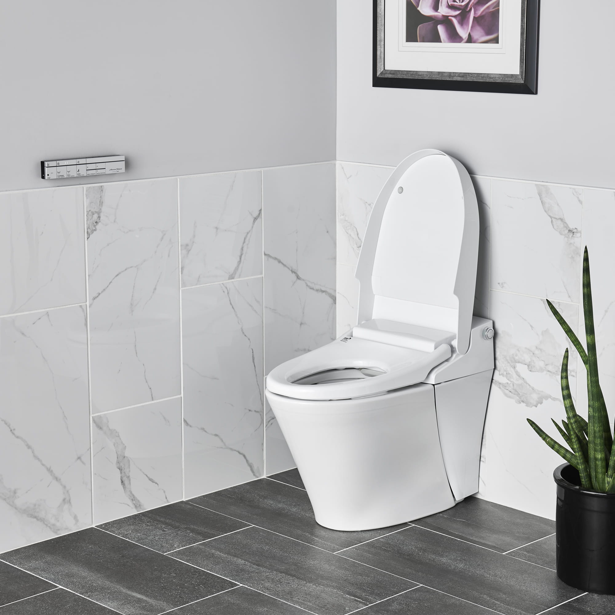 Toilette SpaLet Advanced Clean 100 Chasse double WaterSenseMD 132 - 092 gpc  49 - 34 lpc ALABASTER WHITE